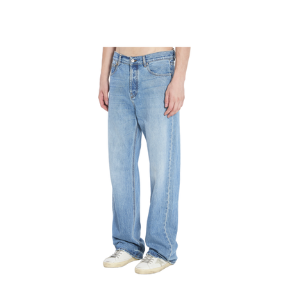 Straight de-Nîmes Denim Pants