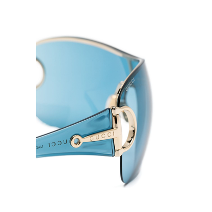 Frameless Mask-Style Sunglasses