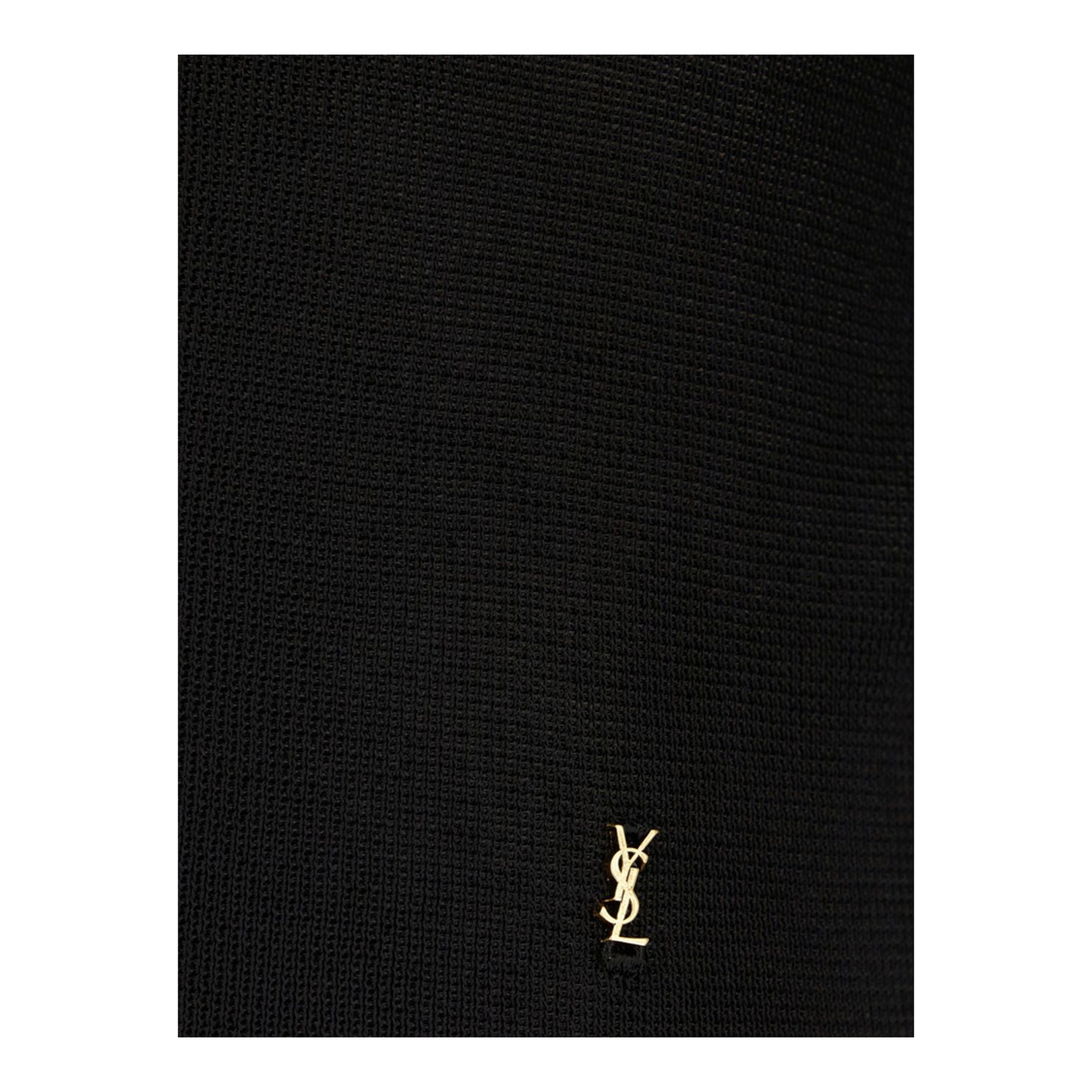 Cropped Knitted Top with Ribbed Detailing