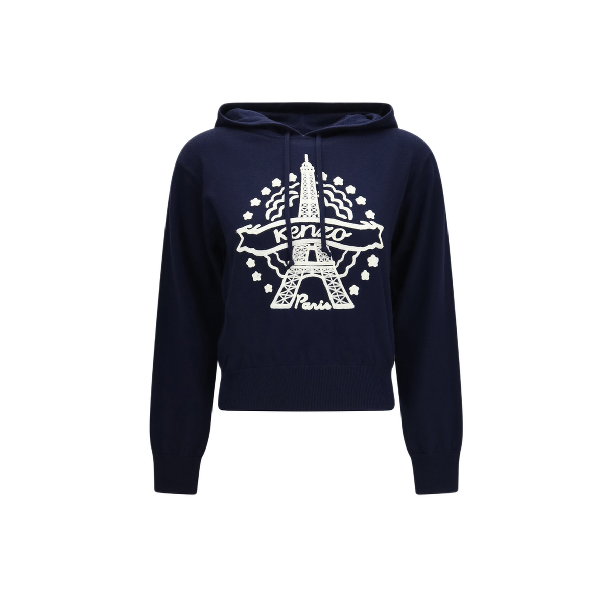 MAYFEYR - Kenzo - Eiffel Tower Design Wool Hoodie - FG62PU7673FH79