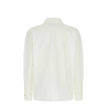 White Poplin Oversize Shirt