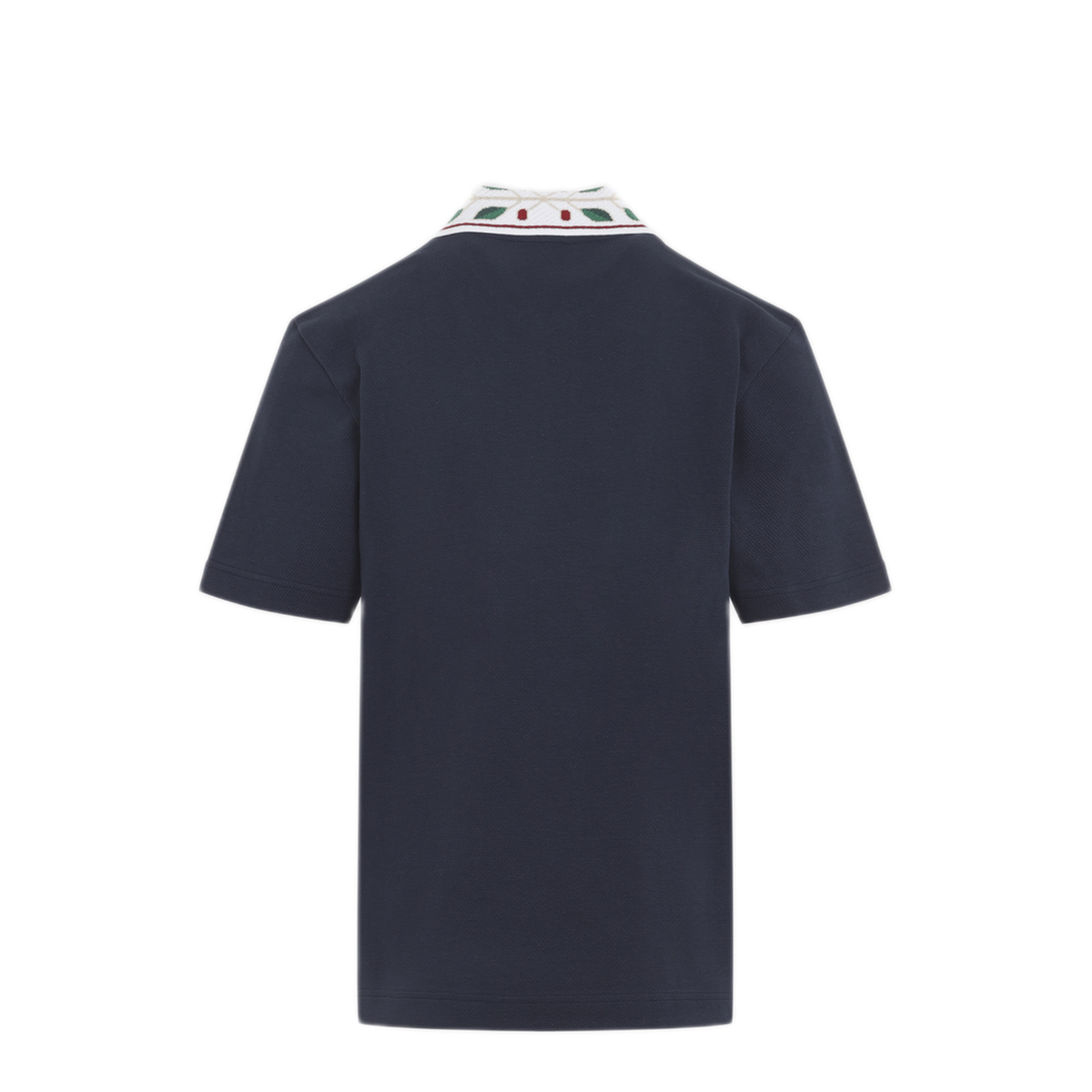 MAYFEYR - Casablanca - Navy Laurel Piqu Polo - MPF26JTP49902NAVY