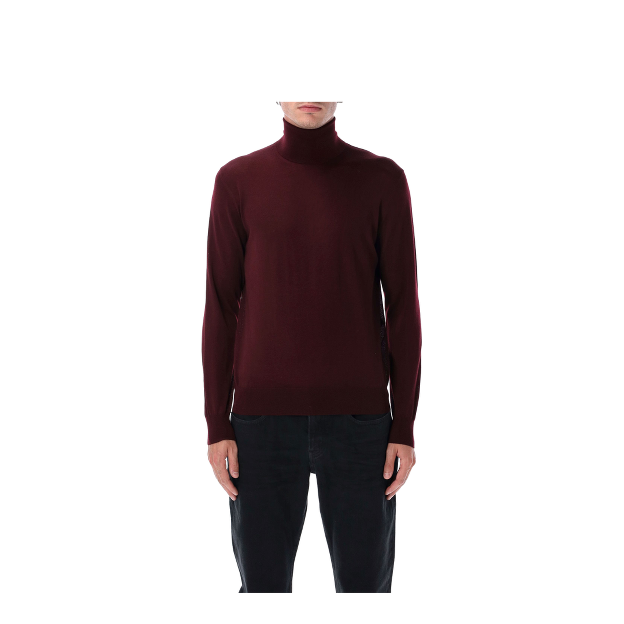 Wool turtleneck sweater