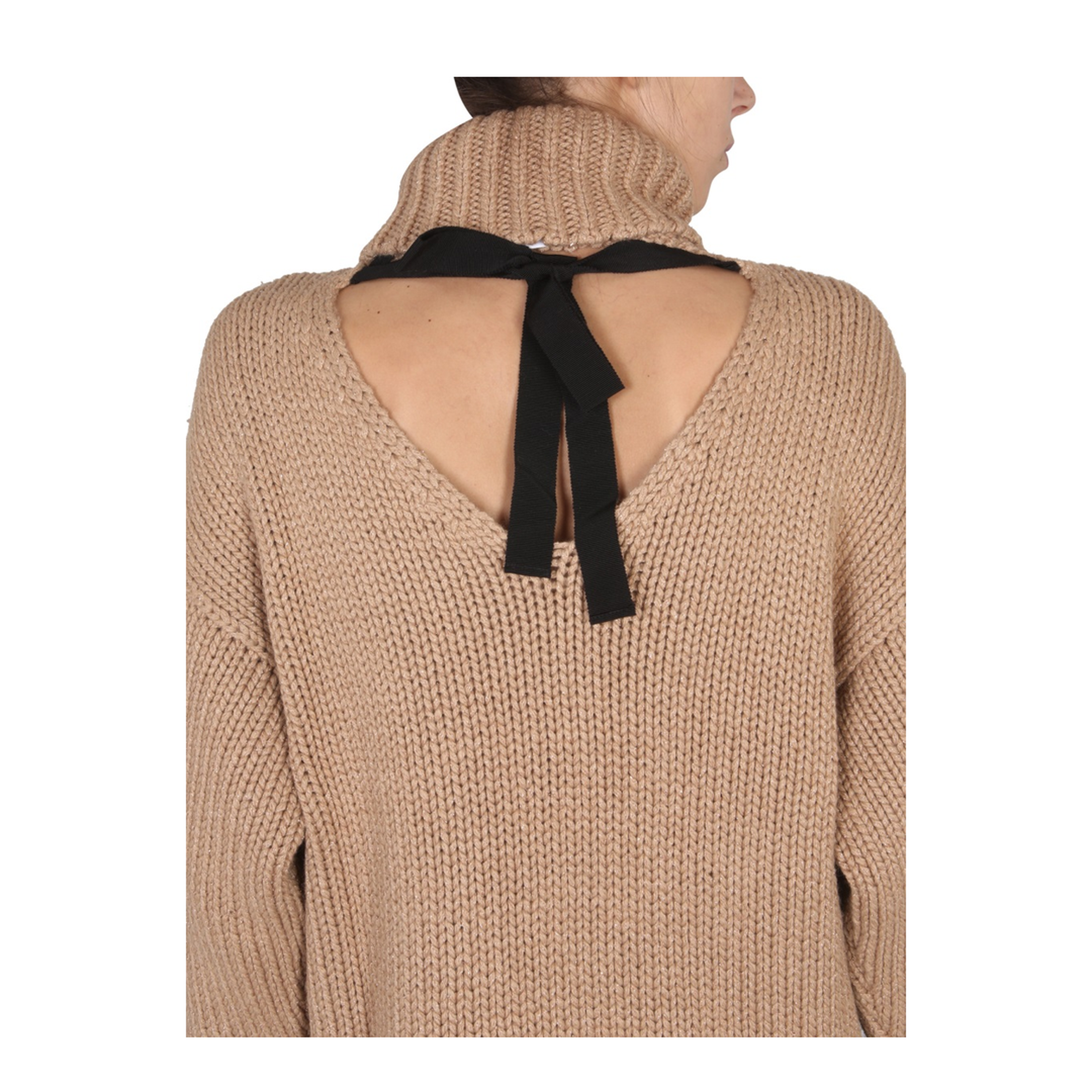 MAYFEYR - RED VALENTINO - Wool And Lurex Blend Sweater - 1R0KC15L6NNDE0