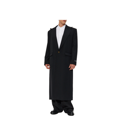 Men's Long Coat Black