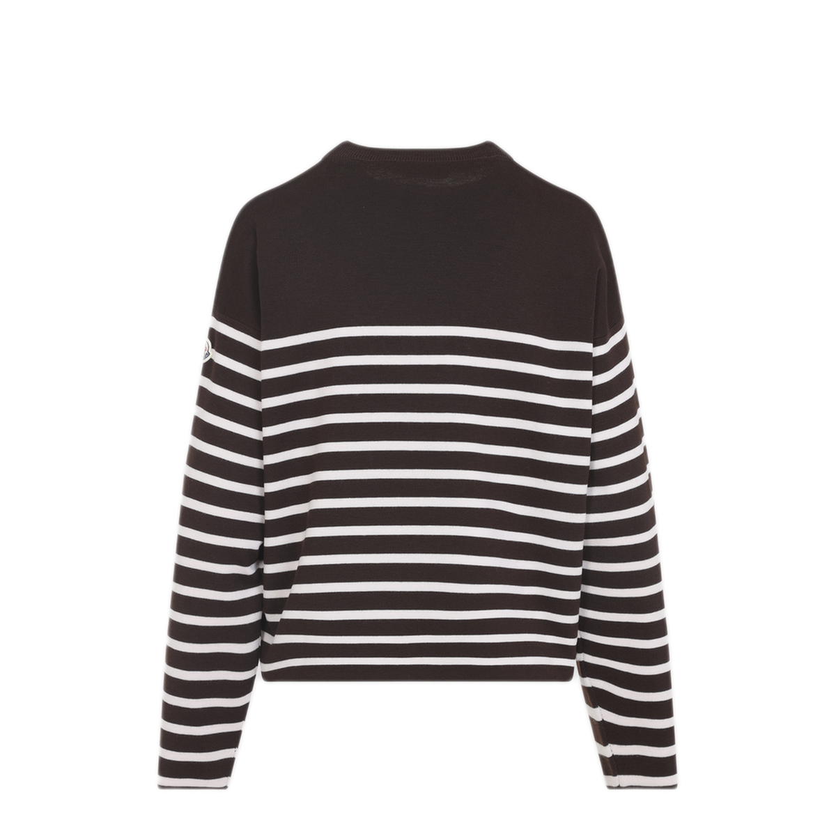 MAYFEYR - Moncler - Striped Logo Knit Sweater - L20939C00005M1131P25