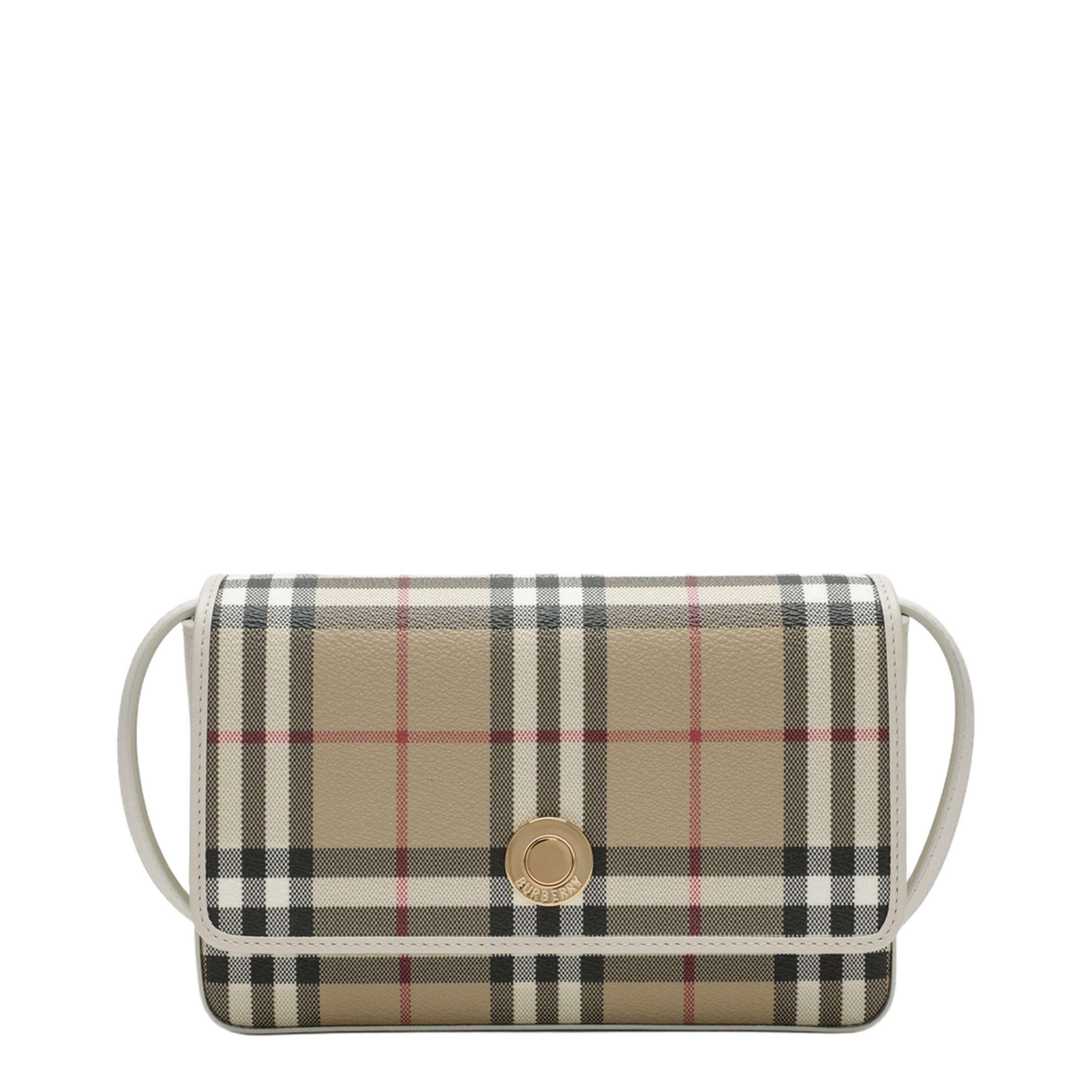Hampshire Coated Cotton Blend Crossbody Bag - Archive Beige/Soap Beige