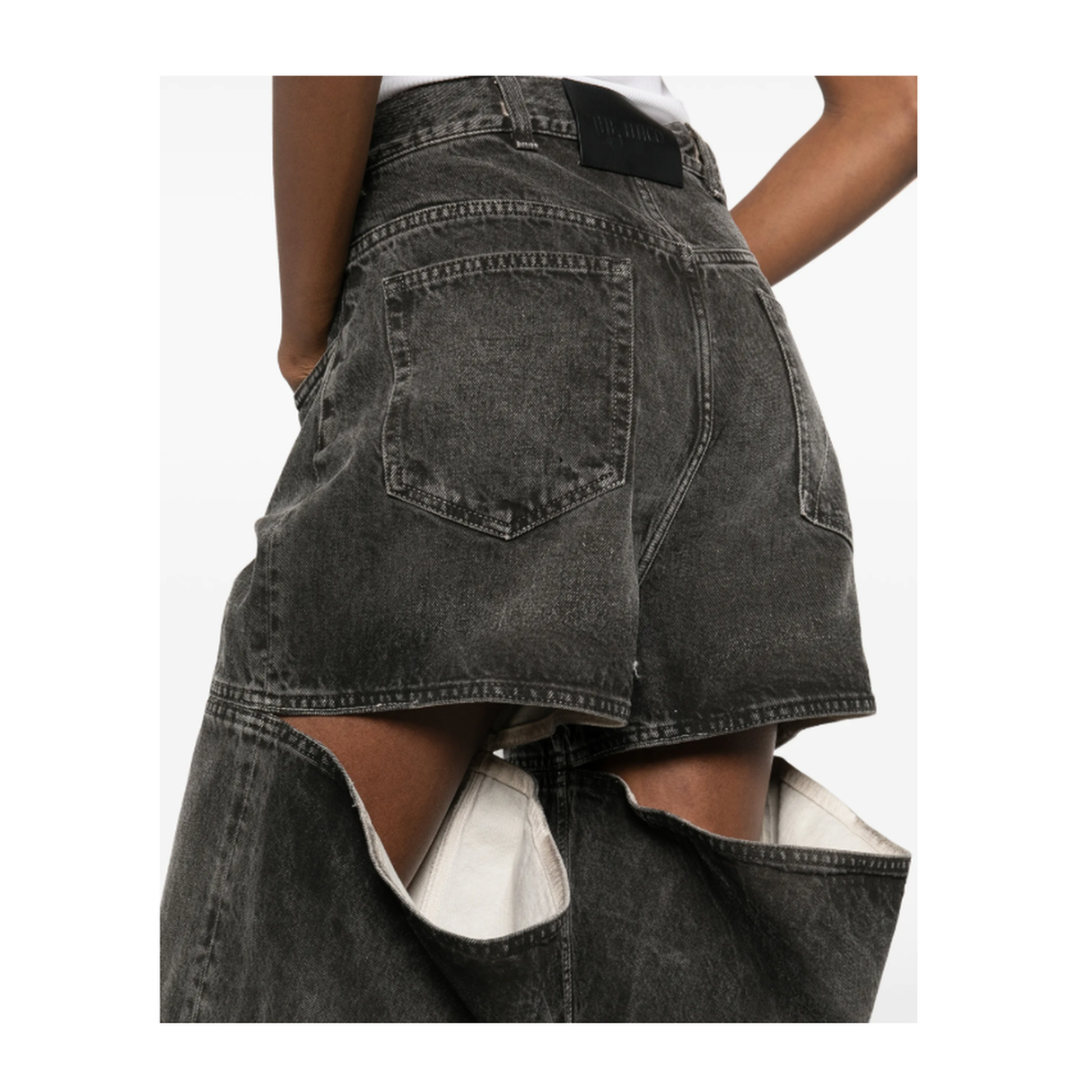 Black Cotton Jeans Denim