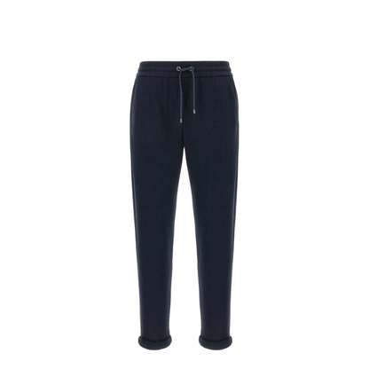 Cotton and Silk Blend Trousers