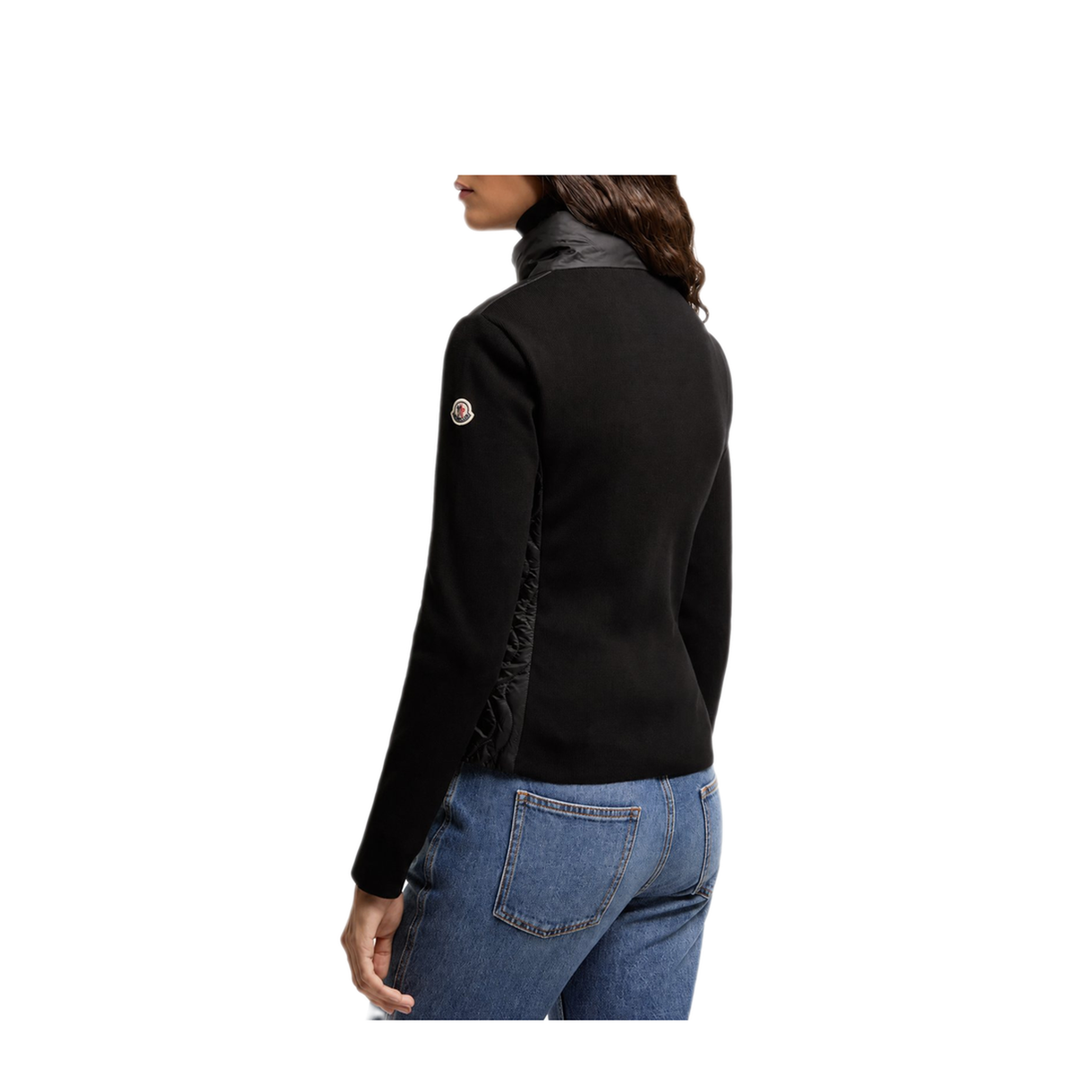 Quilted Zip-Up Cardigan