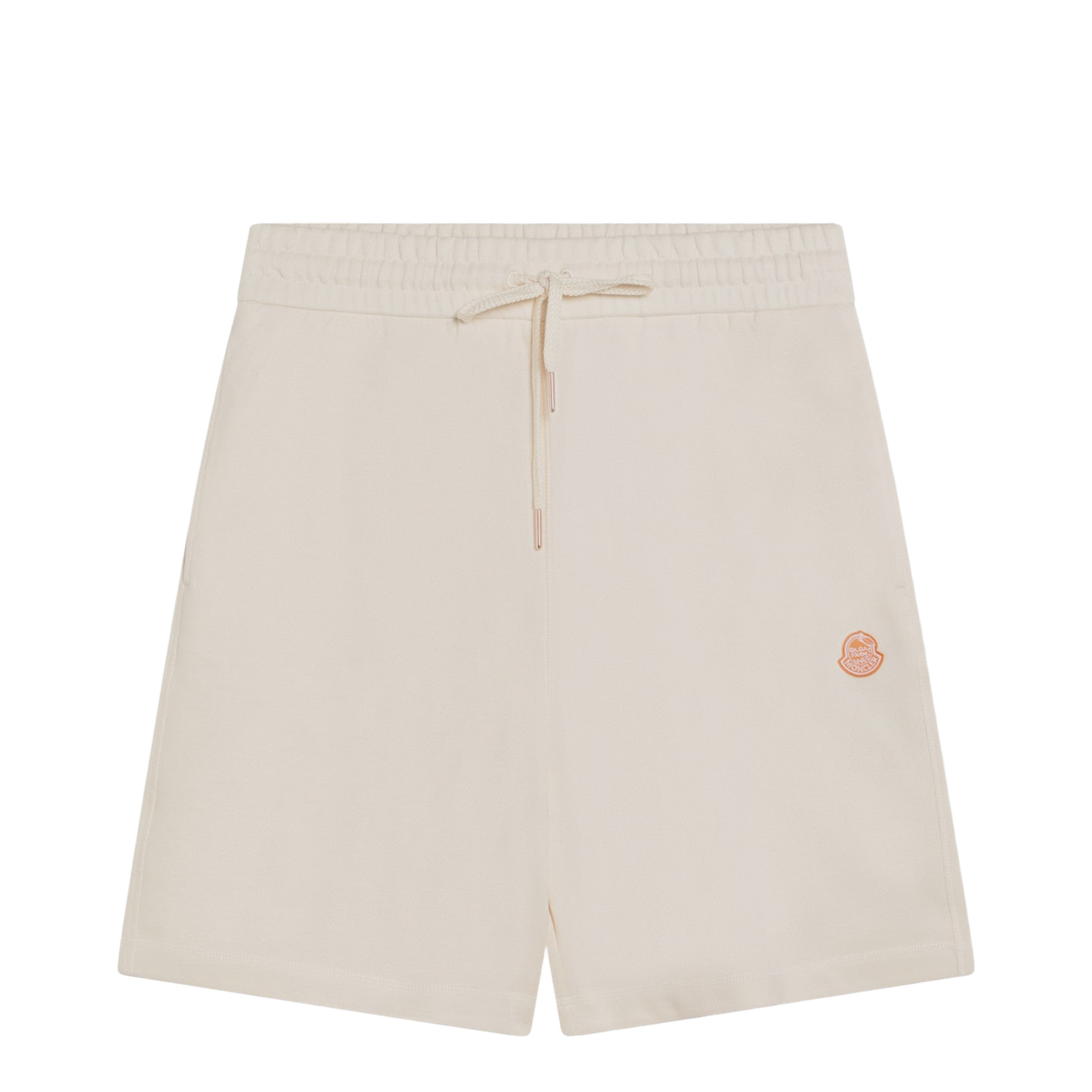 Ivory White Cotton Shorts