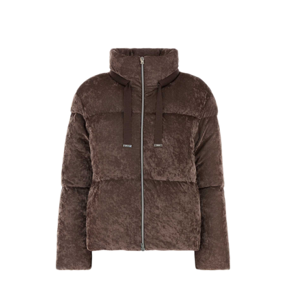 MAYFEYR - Herno - Aubergine Stretch Velvet Down Jacket - PI00176DR129048810