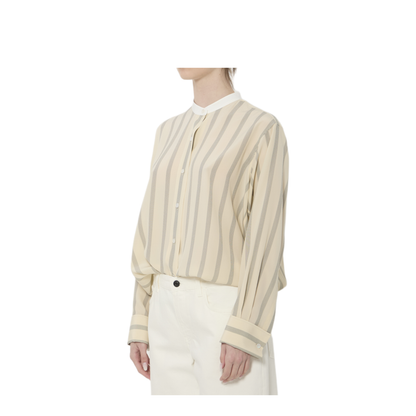 MAYFEYR - The Row - Falco Striped Shirt - 10797W4349WHITEBLACK