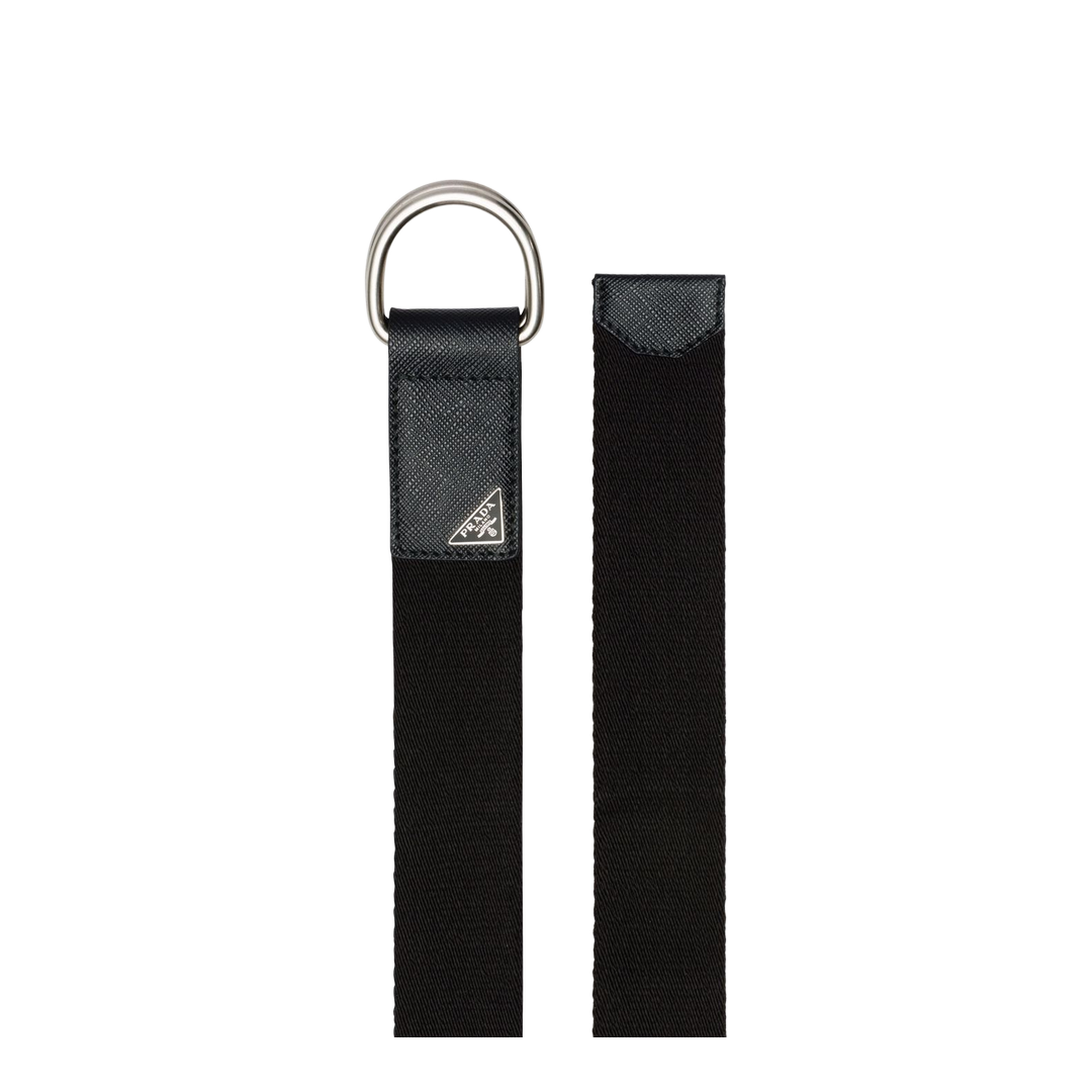 Black Re-Nylon Web Belt