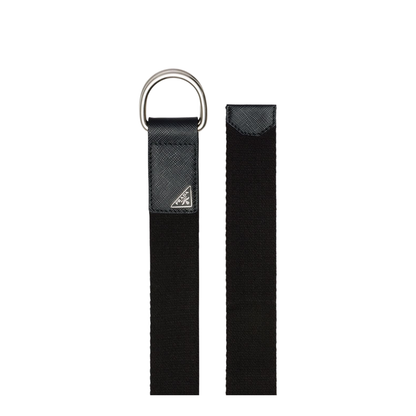 Black Re-Nylon Web Belt