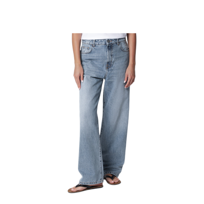 MAYFEYR - Róhe - Blue Washed Effect Bruun Wide Leg Jeans - 820-31-216CO470