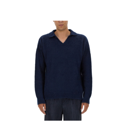 MAYFEYR - FAMILY FIRST - Knitted Polo - SWF2404DARKBLUE
