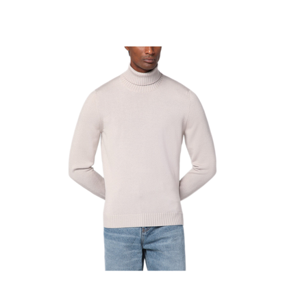 MAYFEYR - Drumohr - Greige Wool Turtleneck - D7M104LWO130