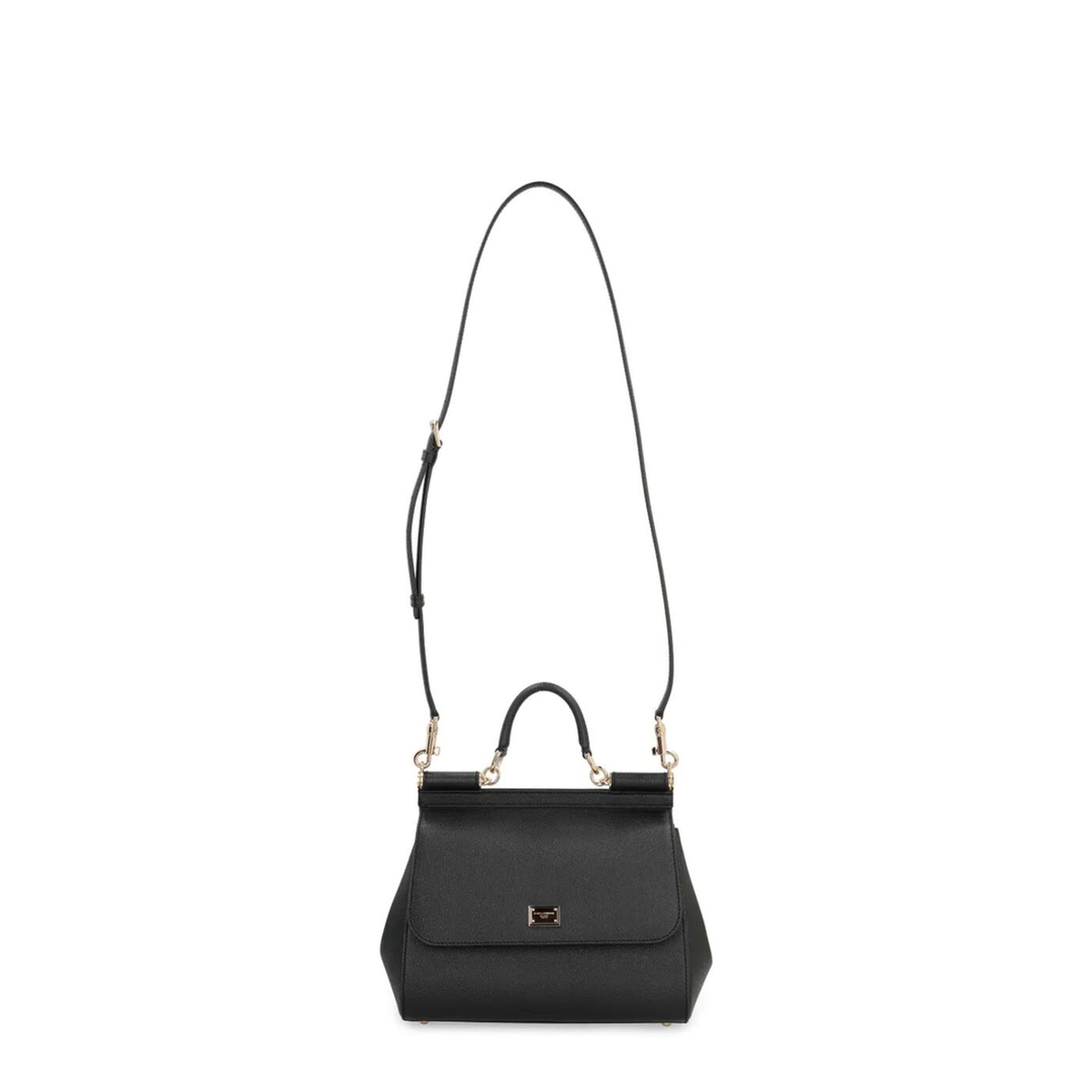 Sicily Grand Calfskin Handbag - Noir