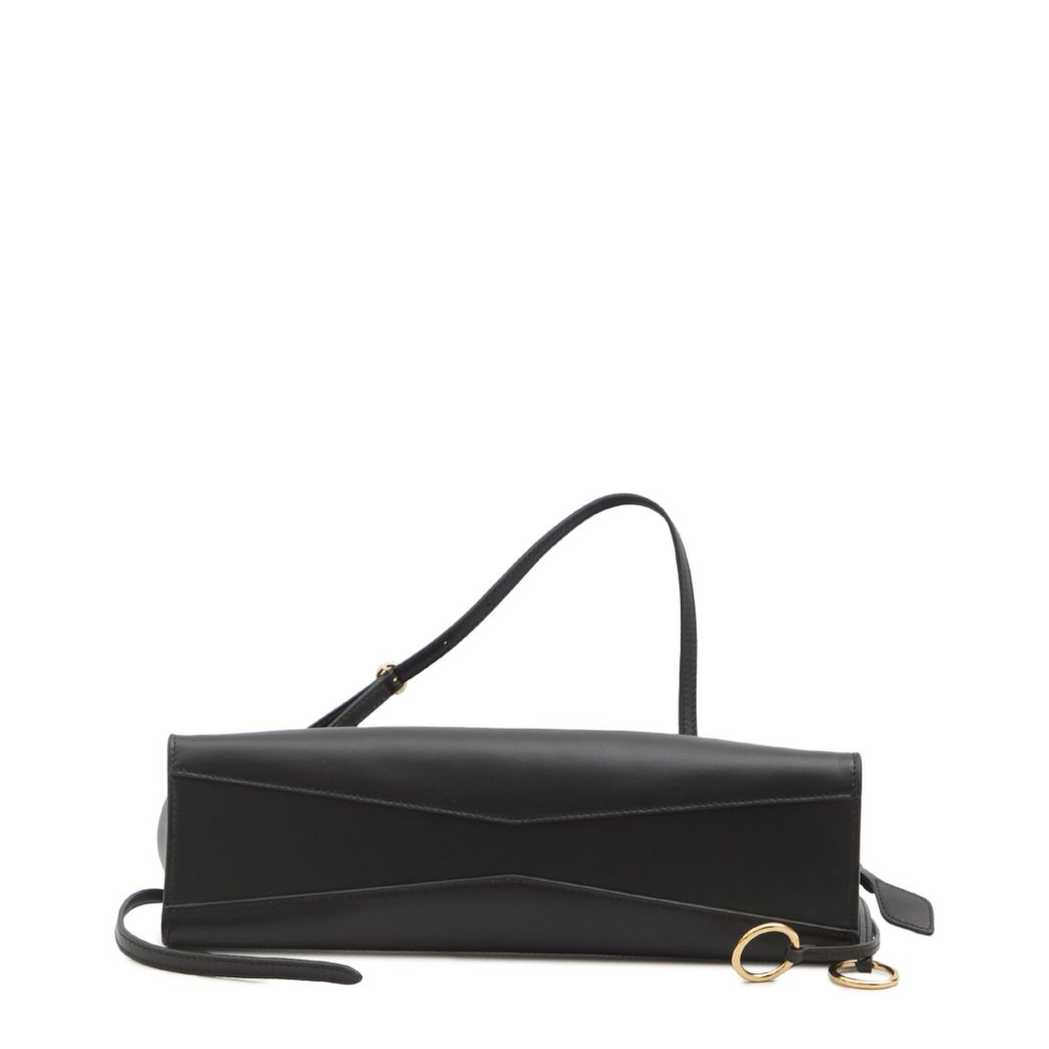 Le Click East West Medium Calfskin Shoulder Bag - Noir