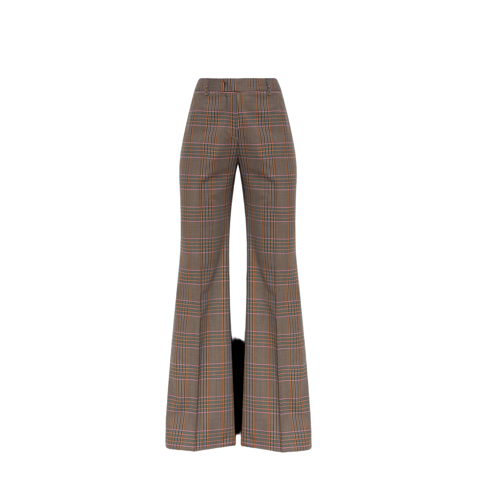 Plaid Pattern Trousers