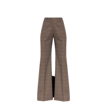 Plaid Pattern Trousers