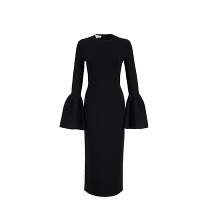 MAYFEYR - Stella Mccartney - Black Knitted Construction Dress - 6K12603S26621000