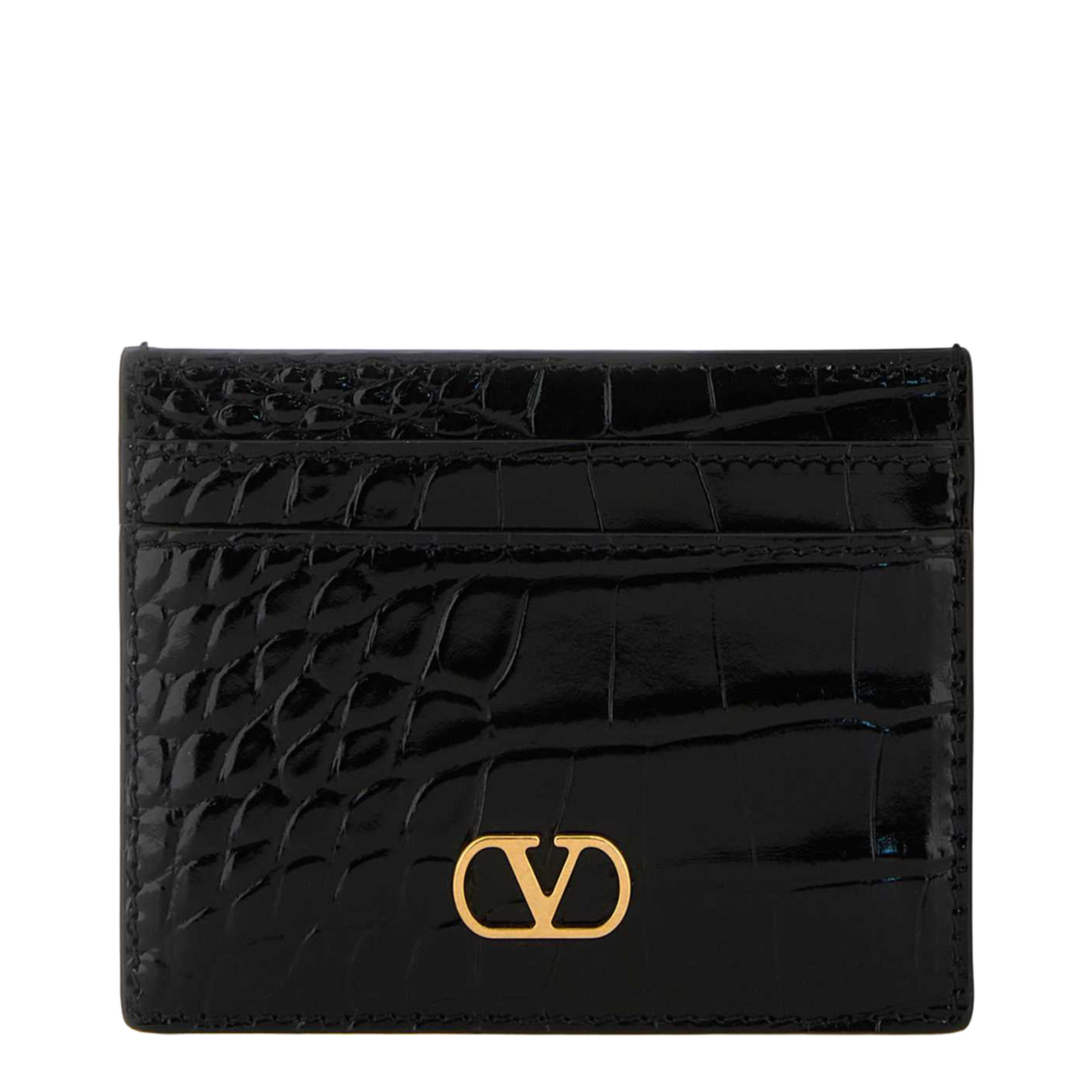 VLogo Plaque Bi-Fold Wallet