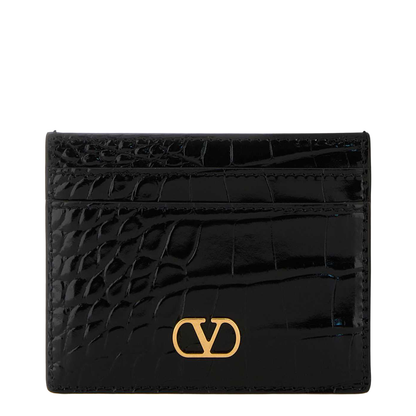 VLogo Plaque Bi-Fold Wallet