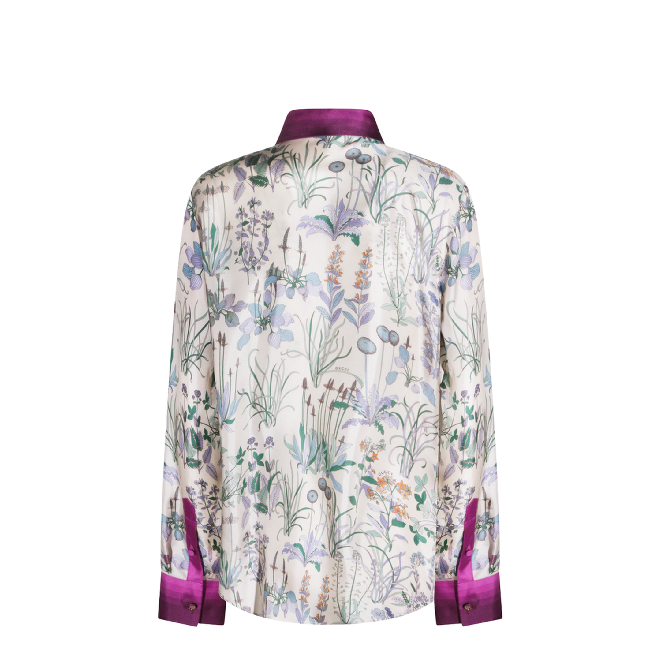 Printed Silk Twill Shirt