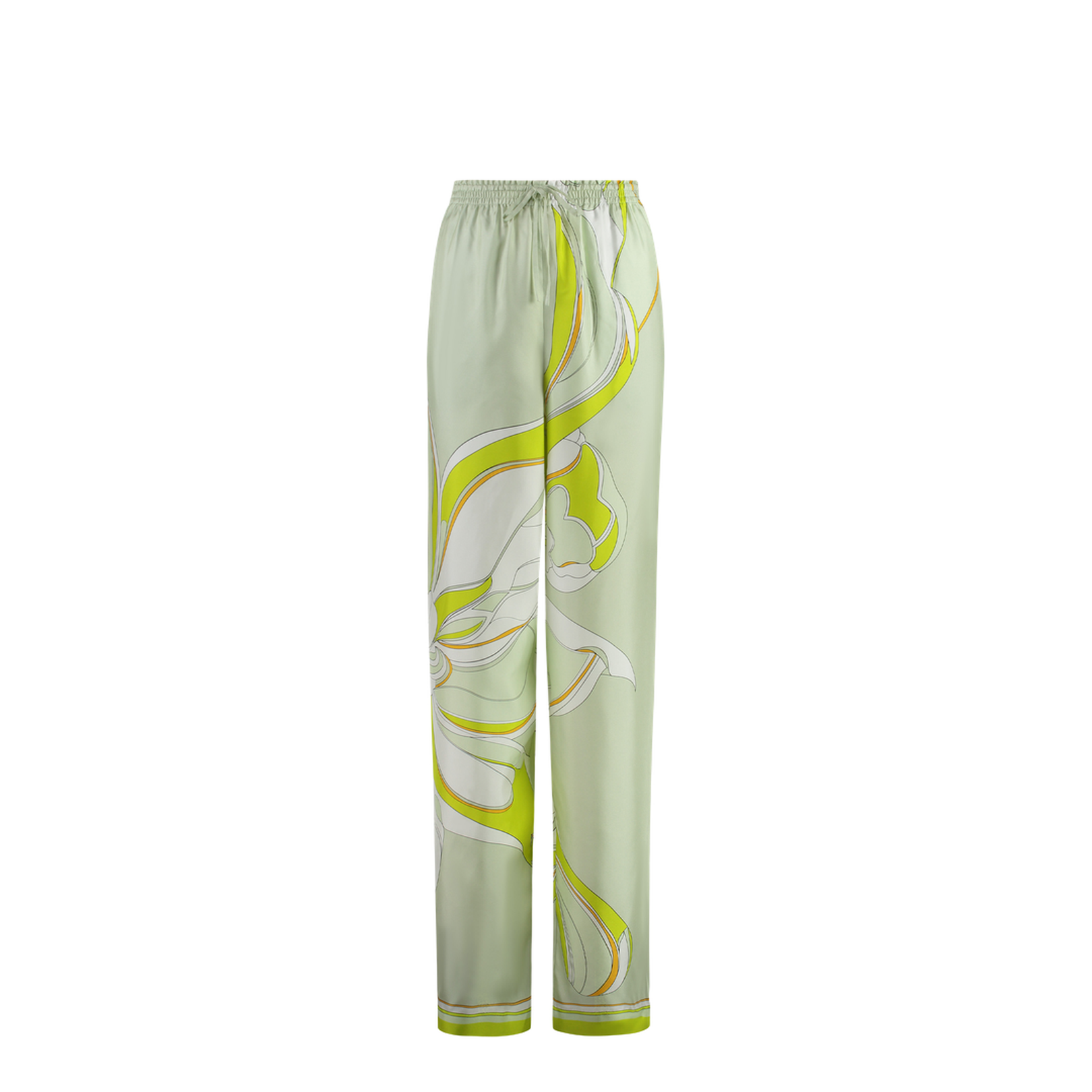 Printed Silk Pants