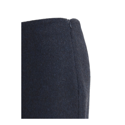 Virgin Wool Midi Skirt