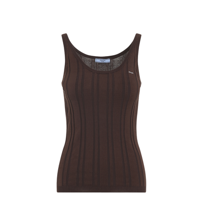 MAYFEYR - Prada - Ribbed Knit Tank Top - P29C31SOOO17WK