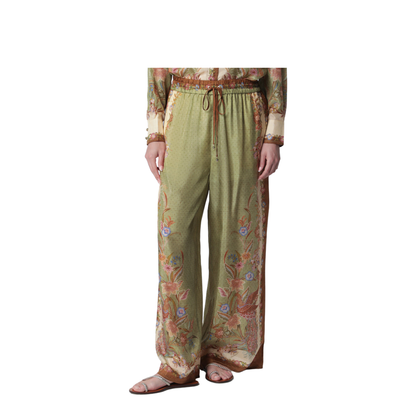 MAYFEYR - Zimmermann - Indra Relaxed Trousers With Floral Print - 6251PSS262SIKS