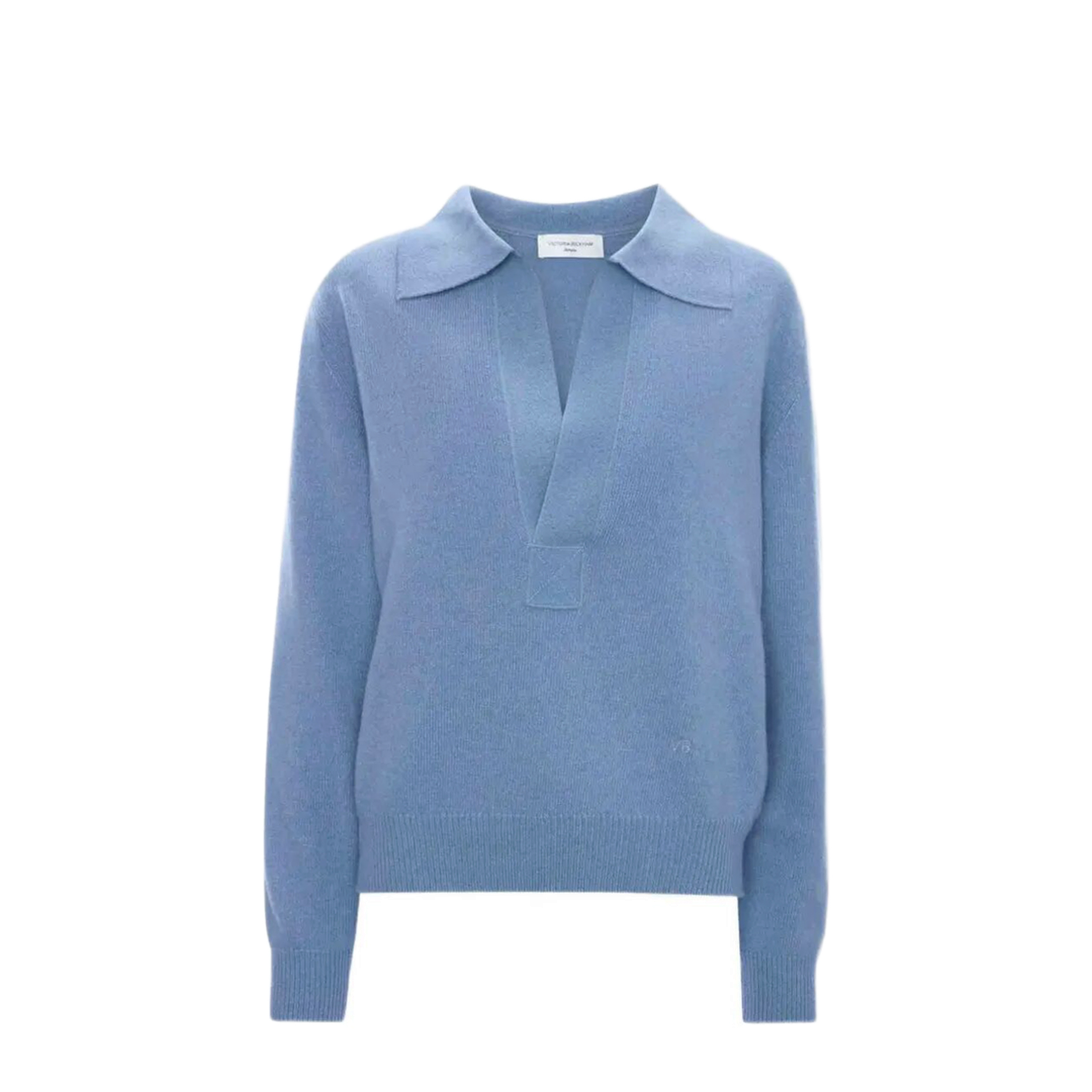 MAYFEYR - Victoria Beckham - Genevieve Polo Jumper In Merino Wool - 1326KJU007475A