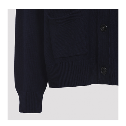 MAYFEYR - Ami Paris - Wool And Cotton Cardigan - UKC381KN0156