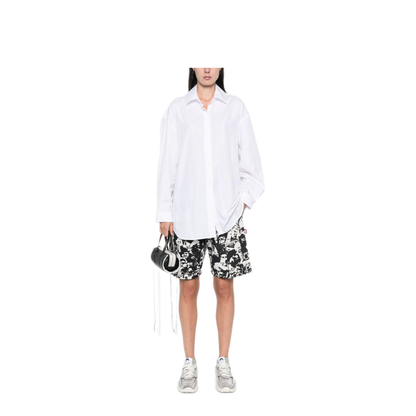 MAYFEYR - Palm Angels - Monogram-Embroidered Loose Shirt - PWGE004F24FAB0010103