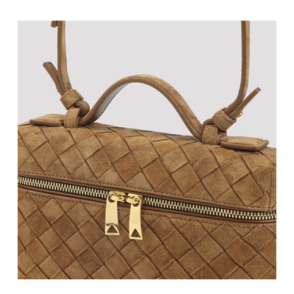 MAYFEYR - Bottega Veneta - Suede Vanity Case Bag - 789109V5ZZ1