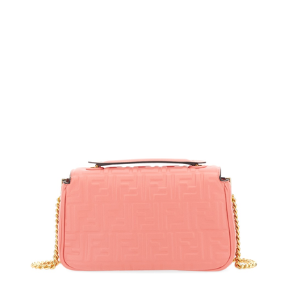 Baguette Chain Midi
Pink Nappa Leather Bag With FF Motif