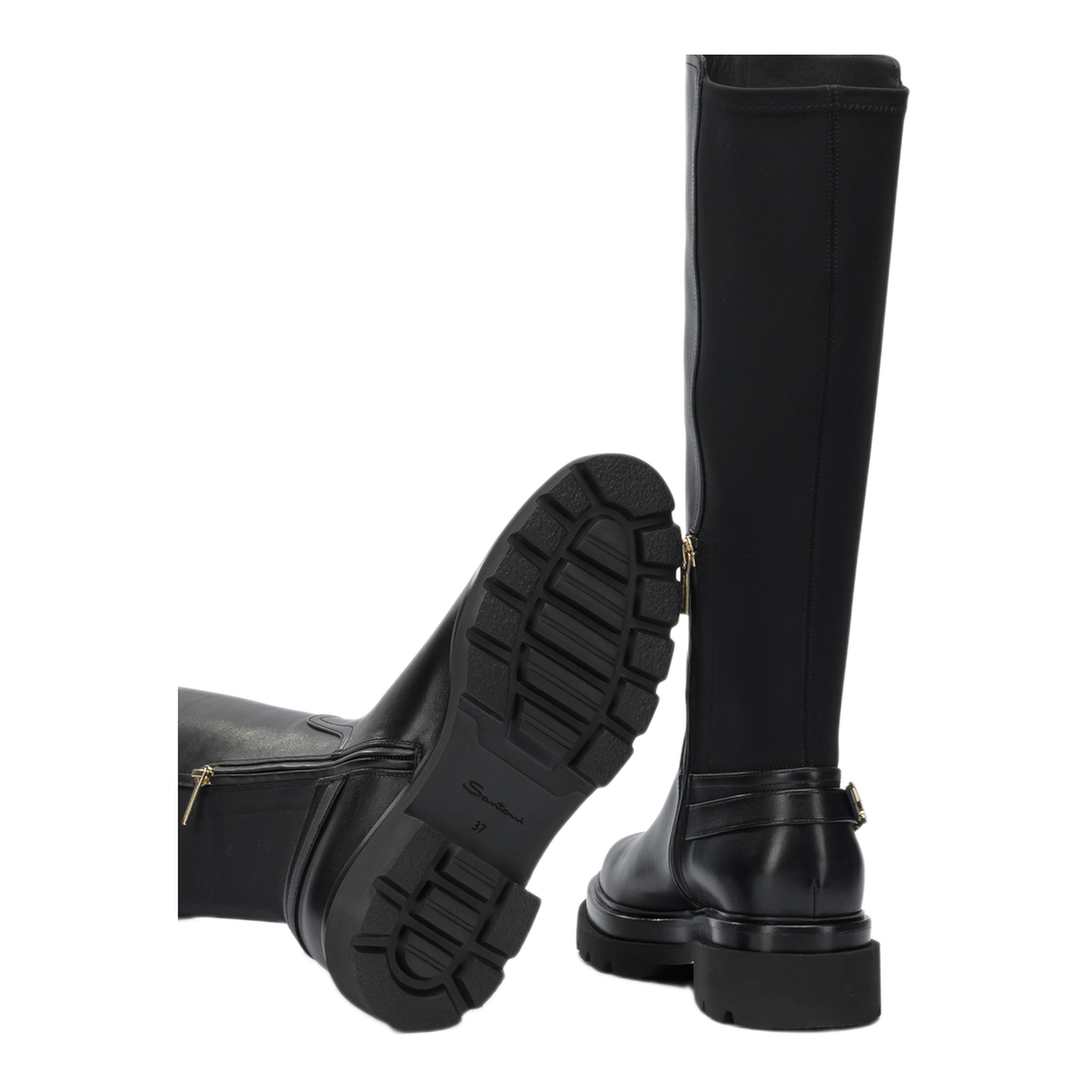 MAYFEYR - Santoni - Leather Knee High Boots - WSEI71065GOMTYION01