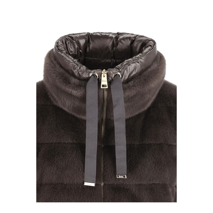 MAYFEYR - Herno - Faux Fur High Neck Down Jacket - PI002123D12630