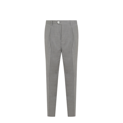 Mlange Wool Pants - Grey