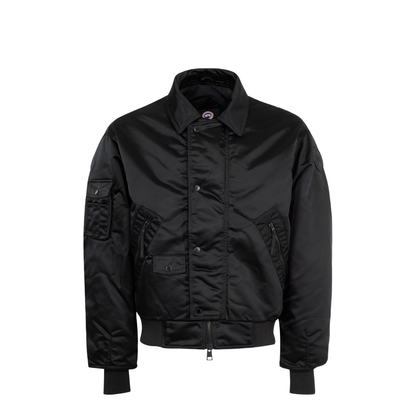 Nylon Bomber Jacket - Black