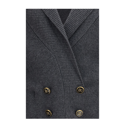 MAYFEYR - Dolce & Gabbana - Cropped Shawl Collar Cardigan With Wide Sleeves - FXVFITJDVMT
