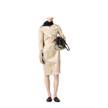 MAYFEYR - Miu Miu - Crêpe Satin Silk Dress - MF5558SOOO15UKF0F24