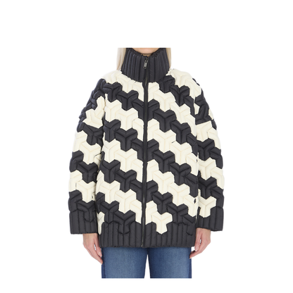 MAYFEYR - Raxxy - Black And White Puffer Jacket - CRDJ005N133