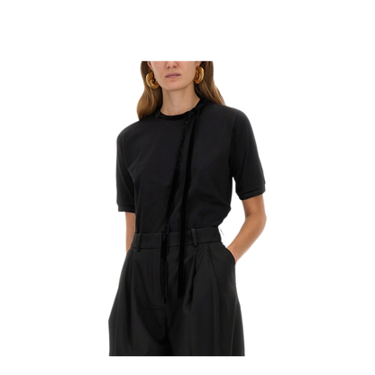 MAYFEYR - NINA RICCI - T Shirt With Ribbon And Bow - 25AJTO035CO1108U9000
