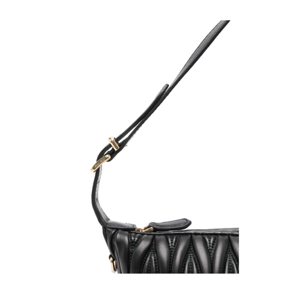 Matelassé Mini Bag Leather - Black
