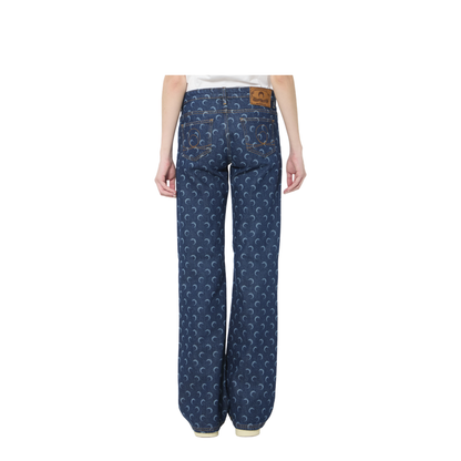 MAYFEYR - Marine Serre - Midnight Bootcut Jeans - WPA180ARDEN0002BL80