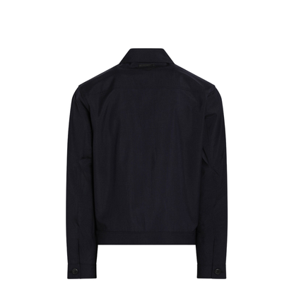 Blue Wool and Mohair Jacket